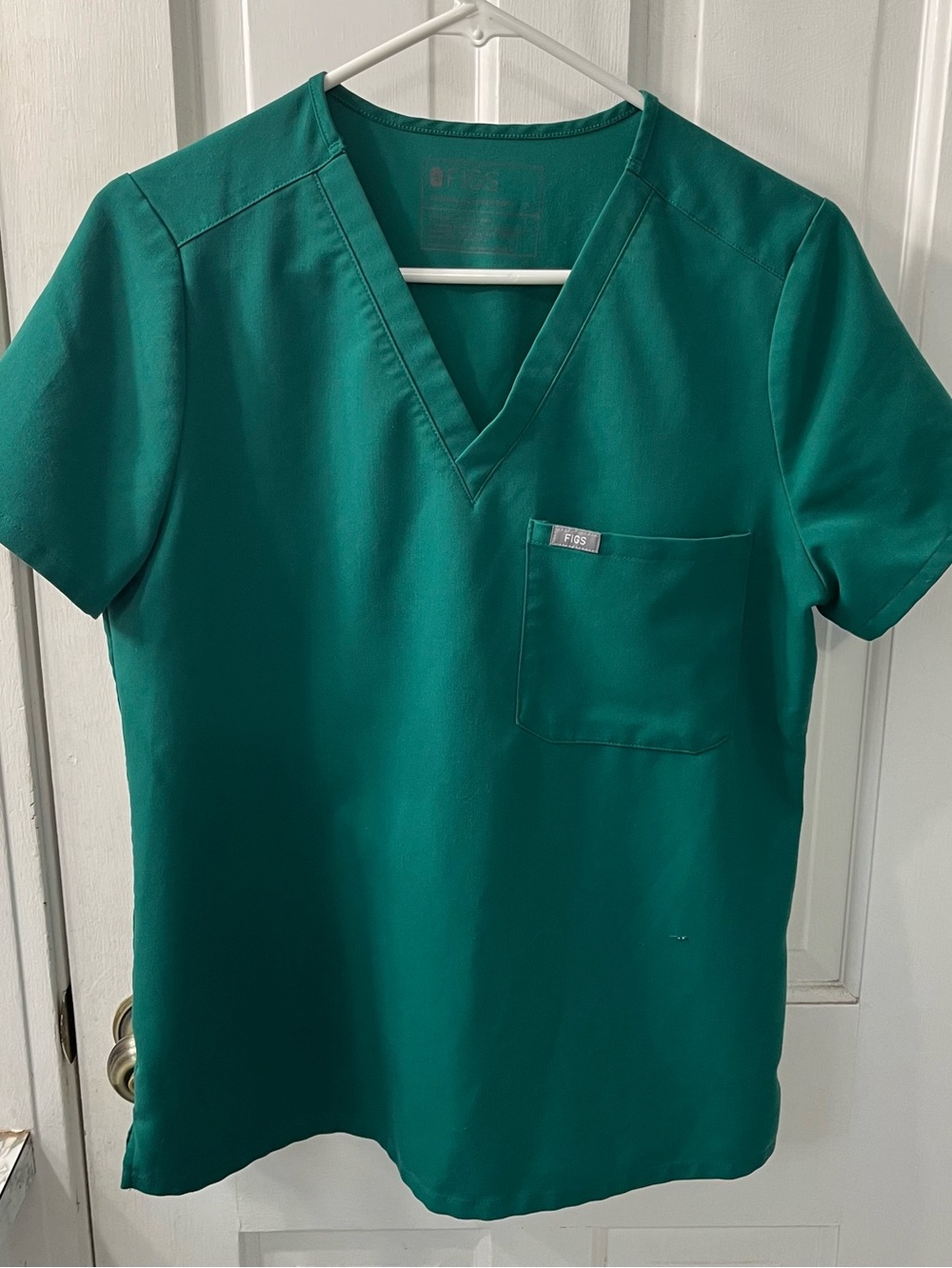 RARE FIGS Limited Edition Catarina One-Pocket Scrub Top Emerald Green Women’s S
